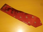 Silk Tie - Red with Fly Pattern Silk Tie - Red with Fly Pattern