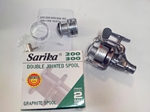 Sarika 200/300 Fixed spool reel in original box with spare double spool