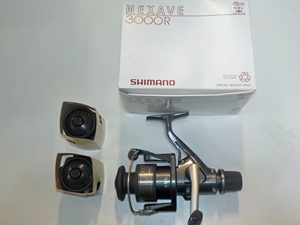 Shimano Nexave 3000R Fixed Sopol Reel in Box with 2 spare spools