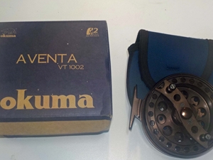 Okuma Aventa VT 1002 Centre Pin Reel in original box and pouch